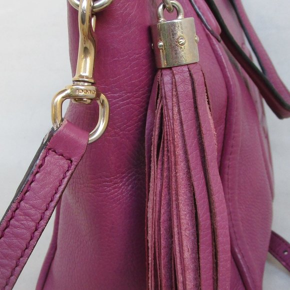 GUCCI PEBBLED CALFSKIN SMALL SOHO TOP HANDLE BAG-100% AUTHENTIC - Picture 6 of 16